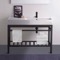 Modern Console Sink Vanity, 40 Inch