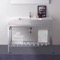 Modern Console Sink Vanity, 40 Inch