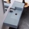 Light Blue Bathroom Sink, Ceramic