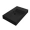 Black Ceramic Wall Mounted or Vessel Sink With Counter Space