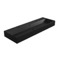 Black Ceramic Trough Wall Mounted or Vessel Sink