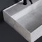 Marble Design Ceramic Trough Wall Mounted or Vessel Sink
