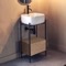 Small Modern  Console Vanity, 18 Inch