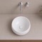 Vessel Sink - 16 Inch, Small, Round, Modern, Ceramic