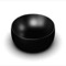 Vessel Sink - 18 Inch, Black, Small, Round, Modern