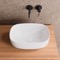 Vessel Sink - 18 Inch, Oval, Modern, Ceramic