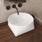 Vessel Sink - 16 Inch, Oval, Modern, Ceramic