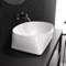 Vessel Sink - 16 Inch, Oval, Modern, Ceramic