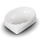 Vessel Sink - 22 Inch, Oval, Modern, Ceramic
