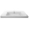 Rectangular White Ceramic Wall Mounted or Drop In Sink