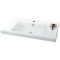 Rectangular White Ceramic Wall Mounted or Drop In Sink