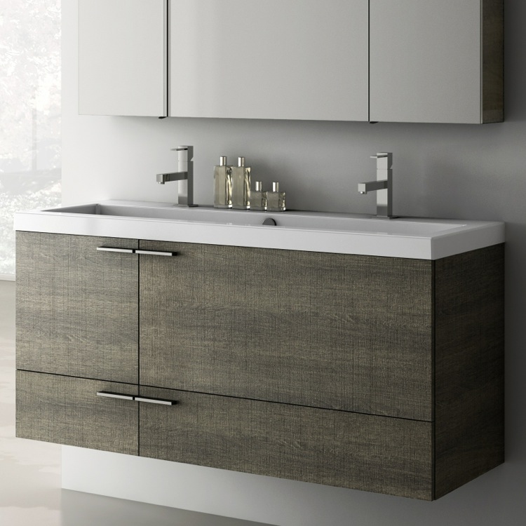 47 Inch Vanity Cabinet With Fitted Sink Acf Ans39 Thebath Bathroom Vanity Acf Ans39 47 Inch Cabinet With Fitted Sink
