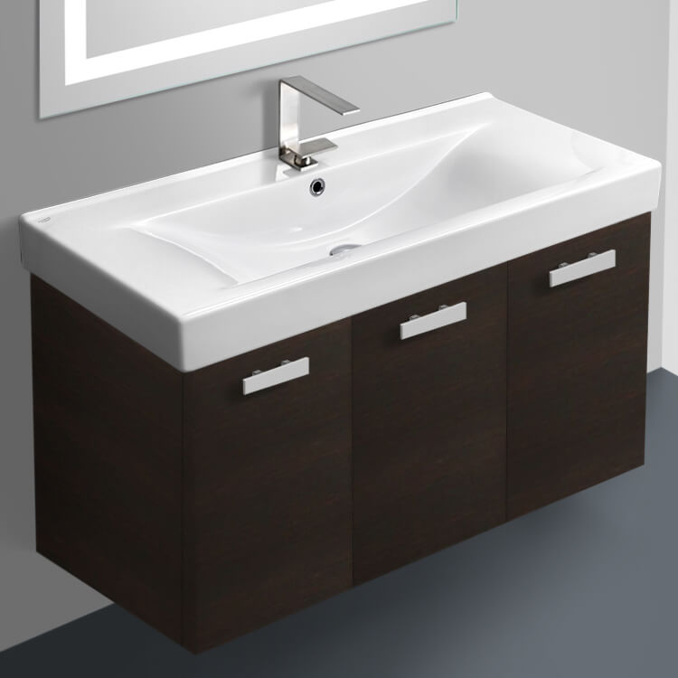 Wall Mount Bath Vanity, 39 Inch ACF C19