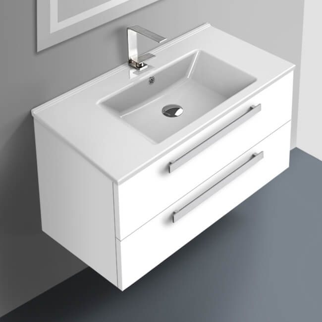 Acf Da05 By Nameek S Dadila 33 Inch Vanity Cabinet With Fitted