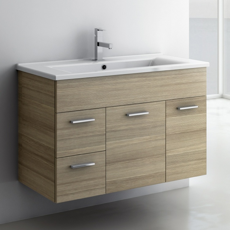 Acf Lor10 By Nameek S Loren 33 Inch Larch Canapa Bathroom Vanity