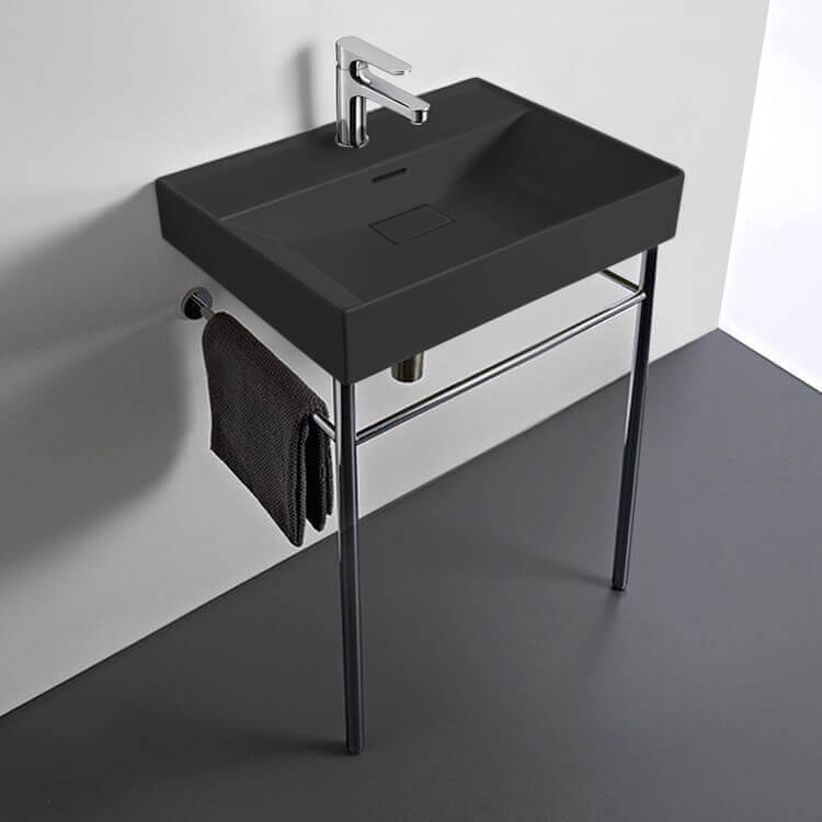 Console Bathroom Sink Small Modern Console Sink, 24 Inch CeraStyle 037107-U-97-CON