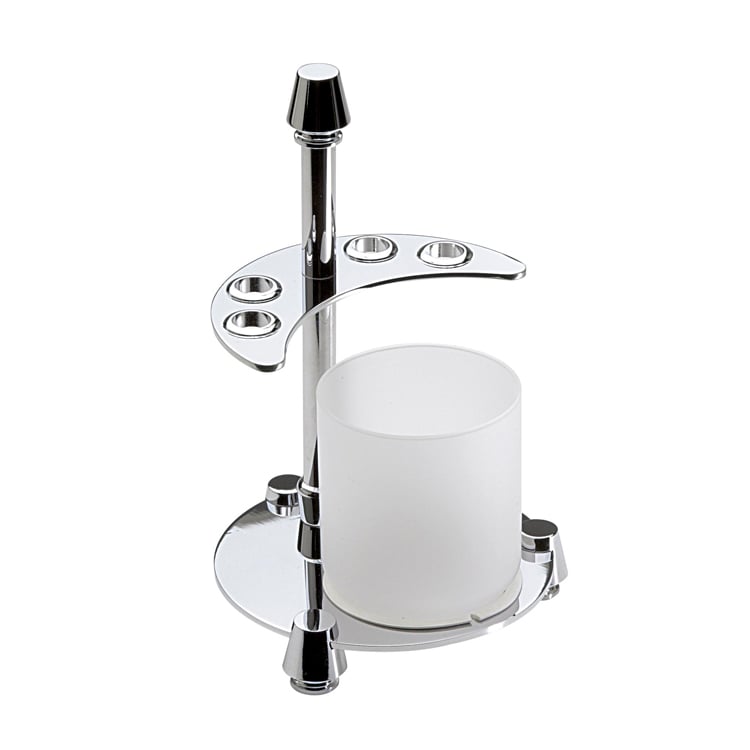 Windisch 83107D-O 4-Hole Toothbrush Holder and Bathroom Tumbler