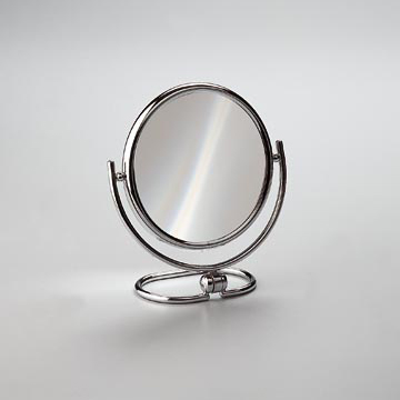 Windisch 99122-CR-3x Countertop Magnifying Mirror, 3x Magnification, Chrome