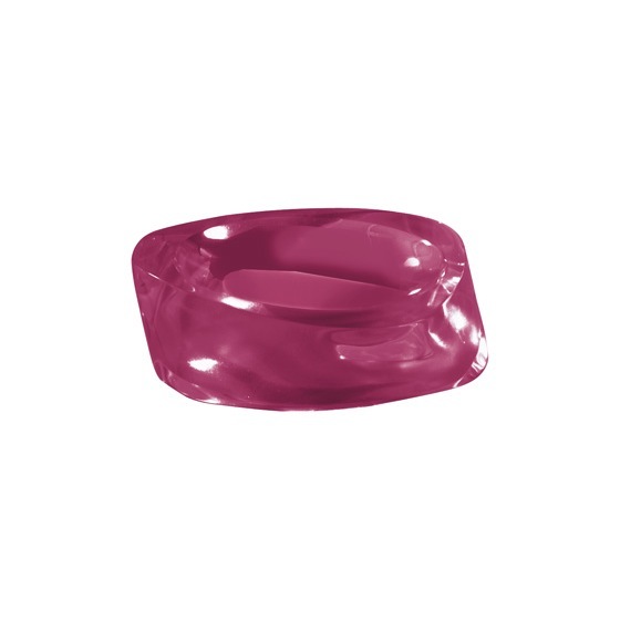Gedy 4611-53 Ruby Red Round Countertop Soap Holder