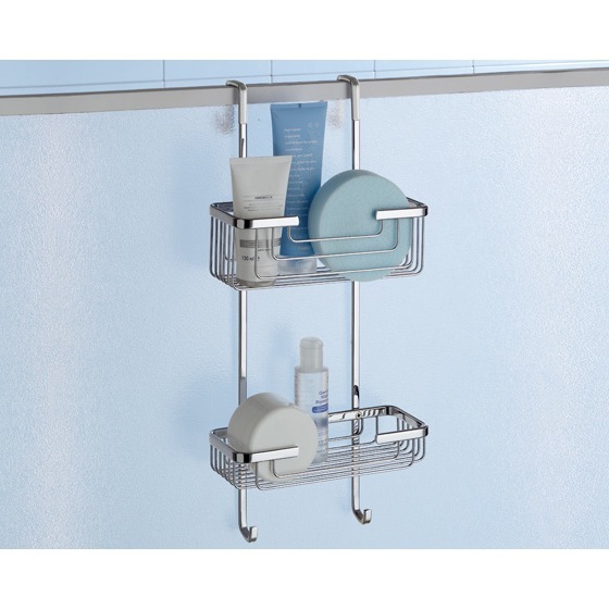 Gedy 5683 By Nameek S Wire Over The Door Double Shower Basket Shower Basket Gedy 5683 Over The Door Double