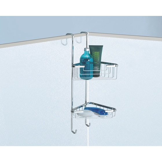 Gedy 5685 By Nameek S Wire Over The Door Corner Double Shower Basket Shower Basket Gedy 5685 Over The Door Corner Double