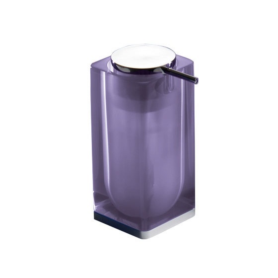 Gedy 7381-79 Soap Dispenser, Lilac, Square, Counter