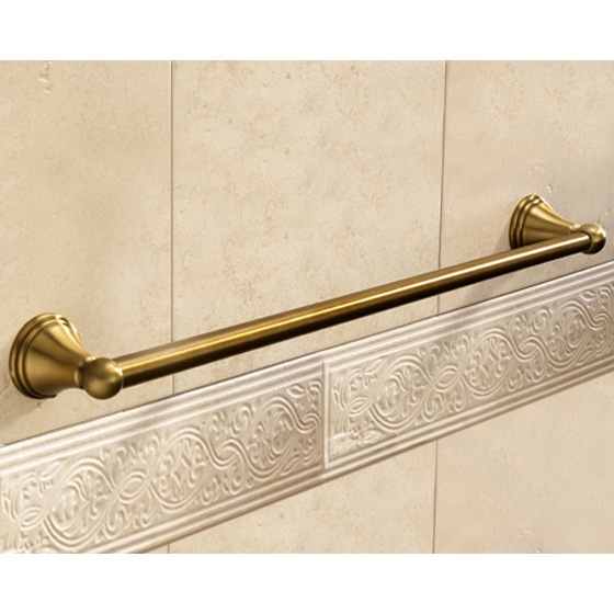Gedy 7521-60-44 Classic-Style Bronze 24 Inch Towel Bar