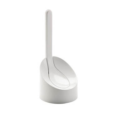Gedy 2033-02 Toilet Brush Holder, Decorative, White