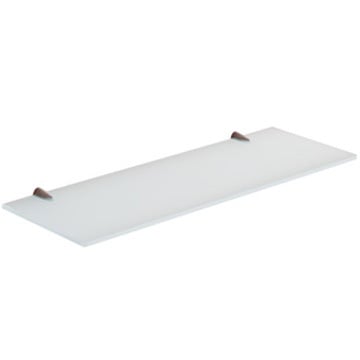 Gedy 2119-45 18 Inch Ultralight Glass Bathroom Shelf