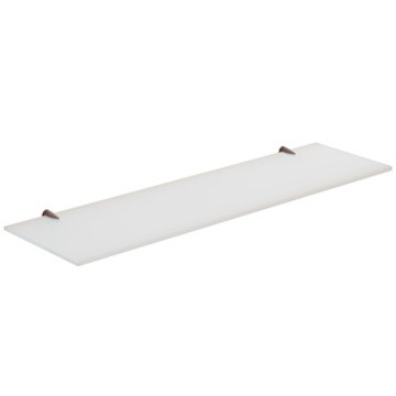 Gedy 2119-60 24 Inch Ultralight Glass Bathroom Shelf