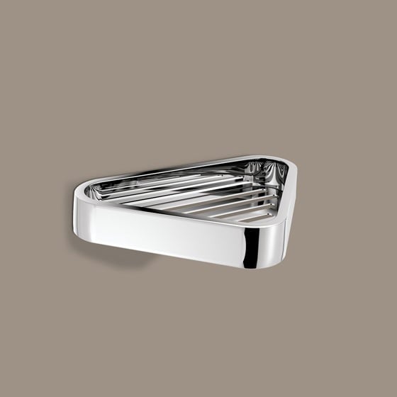 Chrome Corner Shower Soap Dish