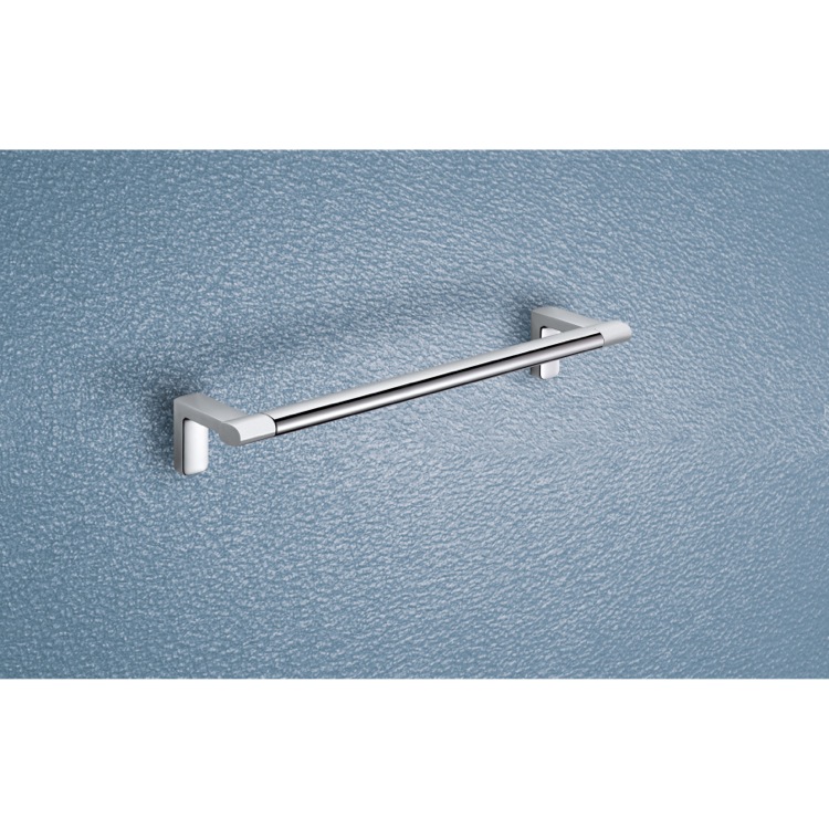 Two Tone Chrome 12 Inch Towel Bar Two Tone Chrome 12 Inch Towel Bar