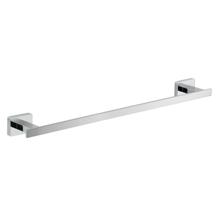 Gedy 4421-45-13 18 Inch Polished Chromed Square Towel Bar