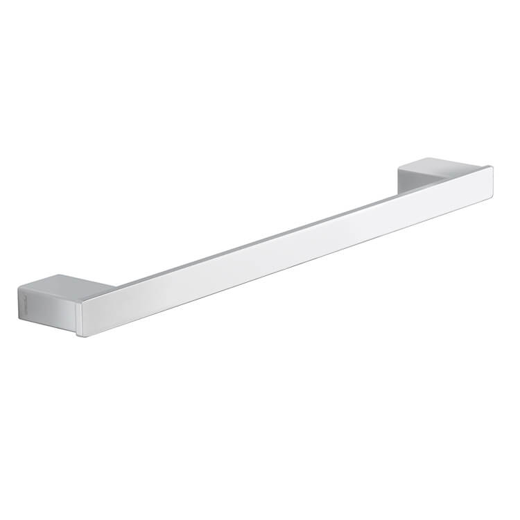 Towel Bar, Gedy 5421-45-13, Square 18 Inch Towel Bar In Polished Chrome