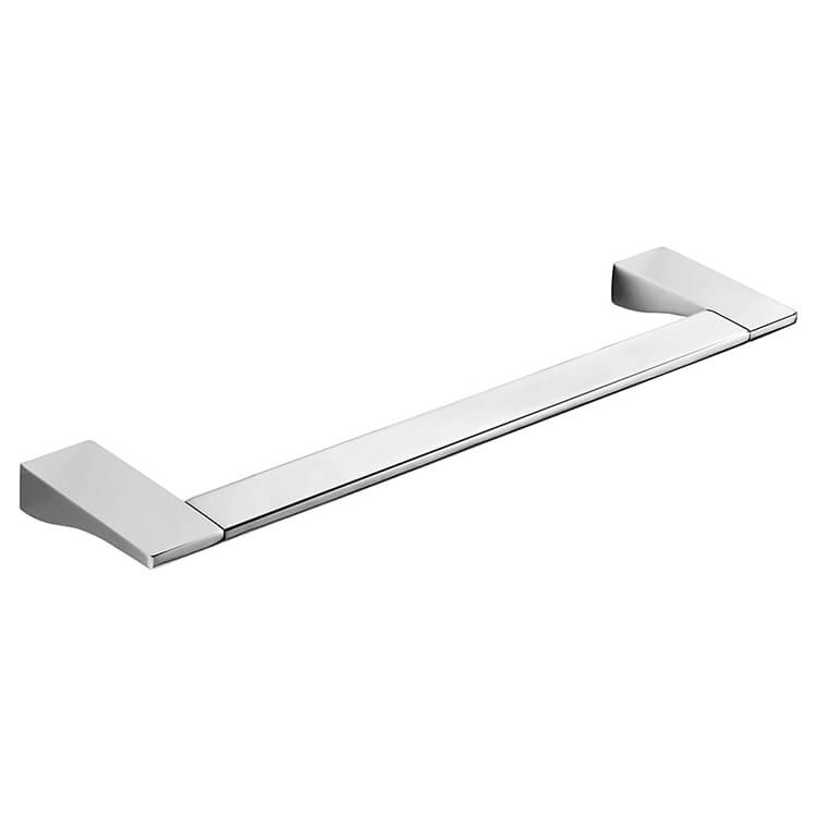 Gedy 5721-45-13 Towel Bar, Square, 18 Inch, Polished Chrome
