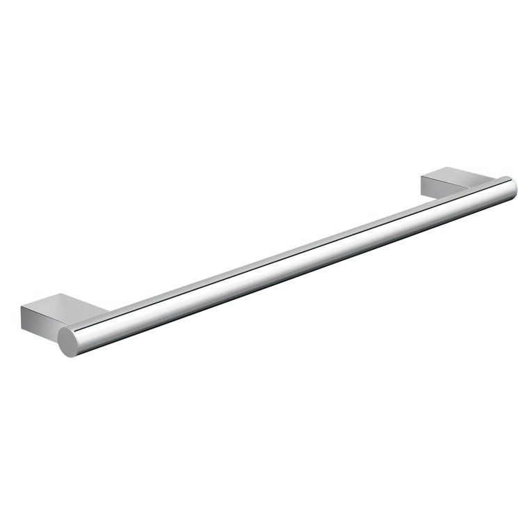 Gedy A221-45-13 Towel Bar, 18 Inch, Luxury, Wall Mounted, Round, Chrome