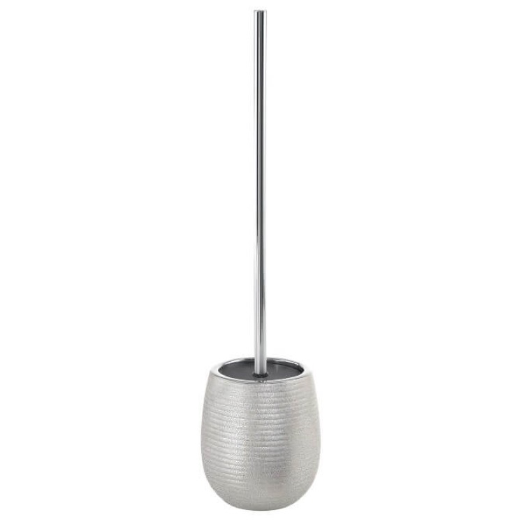 Gedy AD33-73 Toilet Brush, Silver Pottery