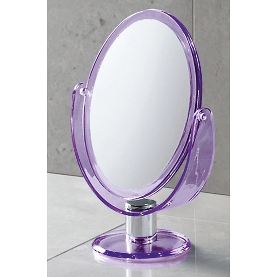 Trendy Free Standing Magnifying Two Faced Mirror