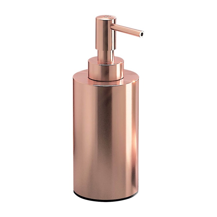 rose gold soap dispenser next