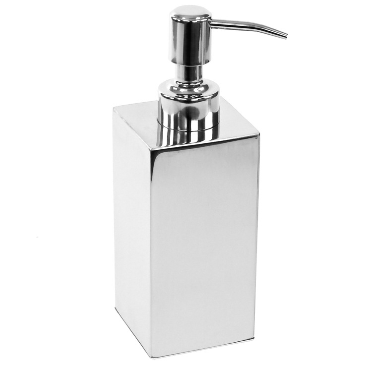 Gedy Ne81 13 By Nameek S Nemesia Square Polished Chrome Soap Soap Dispenser Gedy Ne81 13 Square Polished Chrome