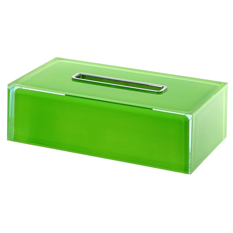 green tissue box