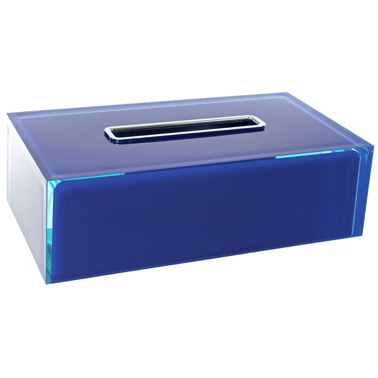 blue tissue box