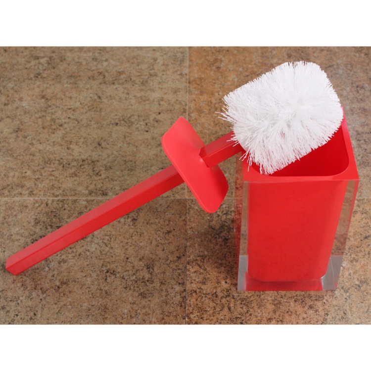 toilet brush red