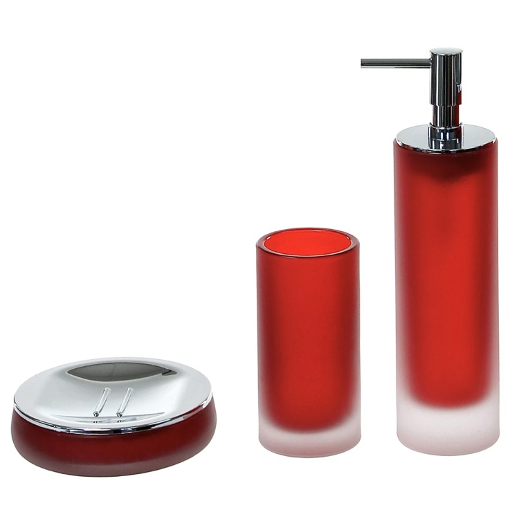 red glass bathroom accessories dish toothbrush piece red satin glass bathroom accessory set gedy ti28006 by nameeks tiglio red glass bathroom accessories dish toothbrush piece red satin glass bathroom accessory set gedy ti28006 by nameeks tiglio