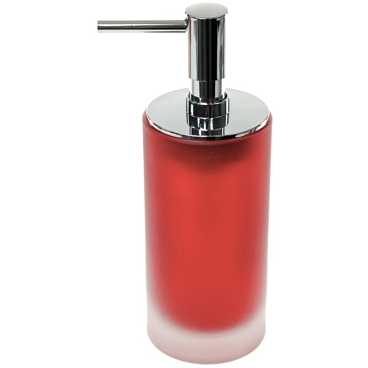 Gedy Ti81 06 By Nameek S Tiglio Free Standing Red Gl Soap Soap Dispenser Gedy Ti81 06 Free Standing Red Gl