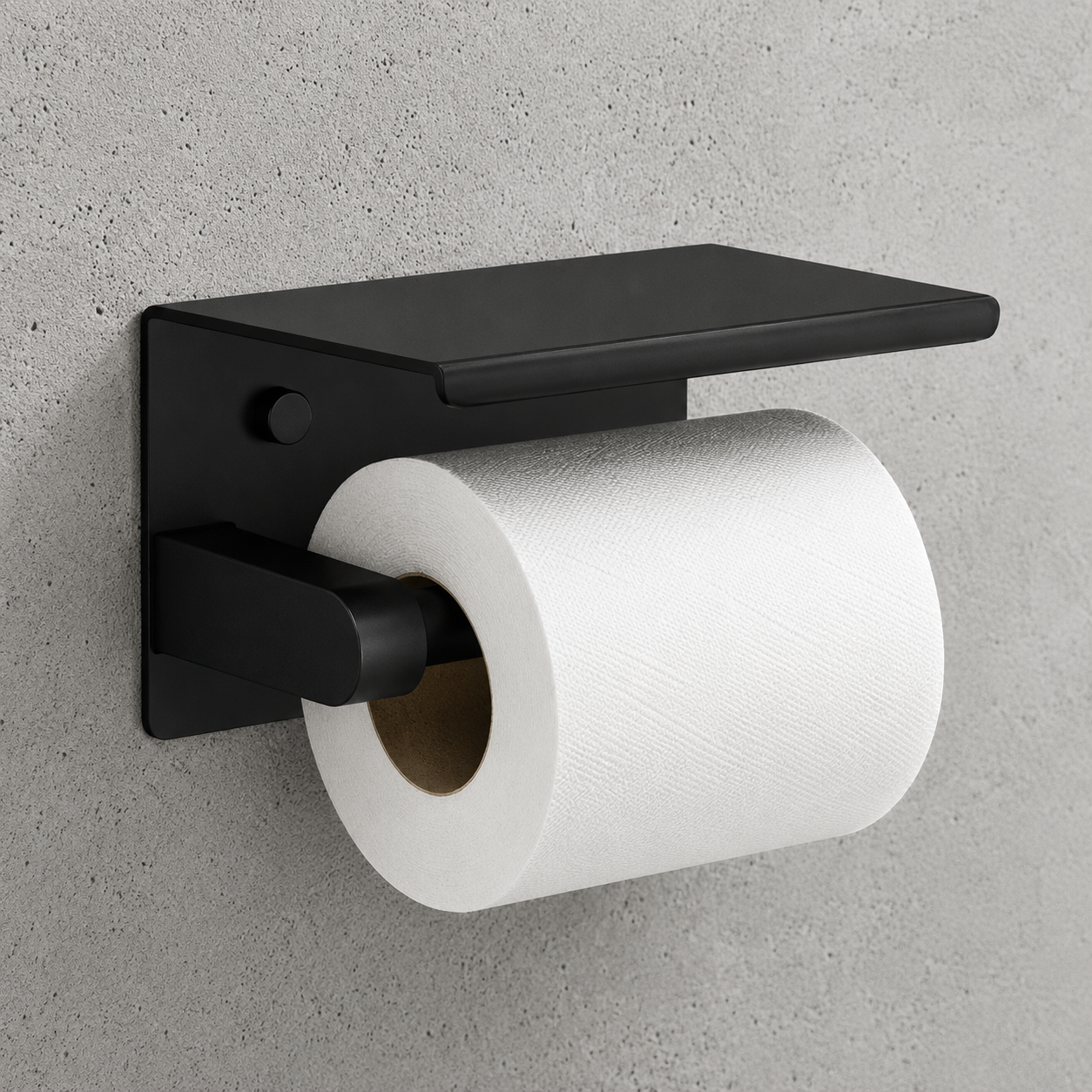 Gedy 2839-14 By Nameek's Malta Modern Matte Black Toilet Paper