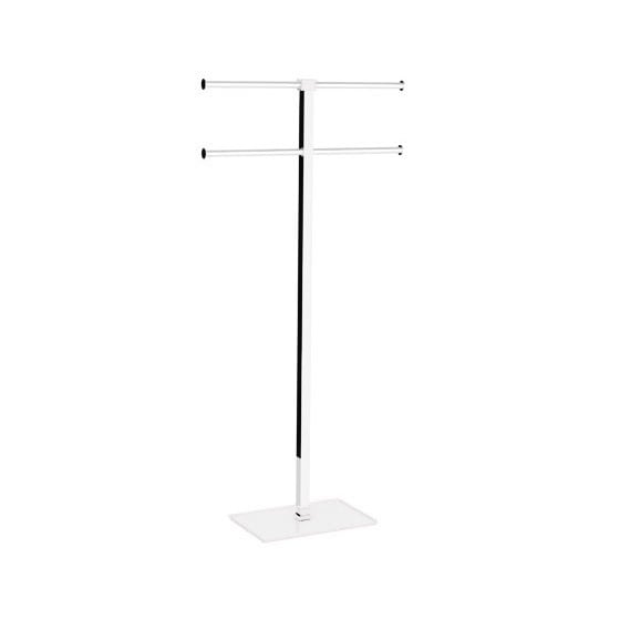 Gedy Ra31 02 By Nameek S Rainbow White Floor Standing Towel Rack Of Towel Stand Gedy Ra31 02 White Floor Standing Rack Of Resin And
