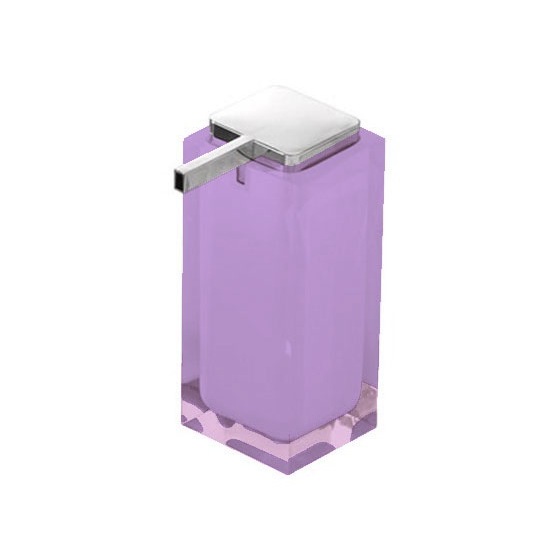 Gedy RA80-79 Soap Dispenser, Tall, Made of Thermoplastic Resin in Lilac