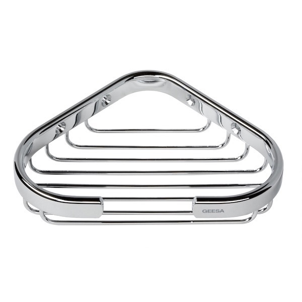 Chrome Corner Shower Wire Soap Holder Chrome Corner Shower Wire Soap Holder