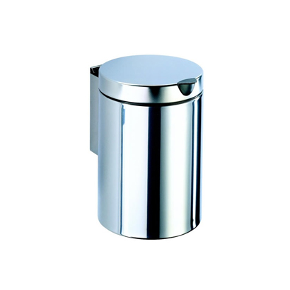 Geesa 624 C By Nameek S Standard Hotel Stainless Steel Round Wall Waste Basket Geesa 624 C Stainless Steel Round Wall Mounted Bathroom Bin